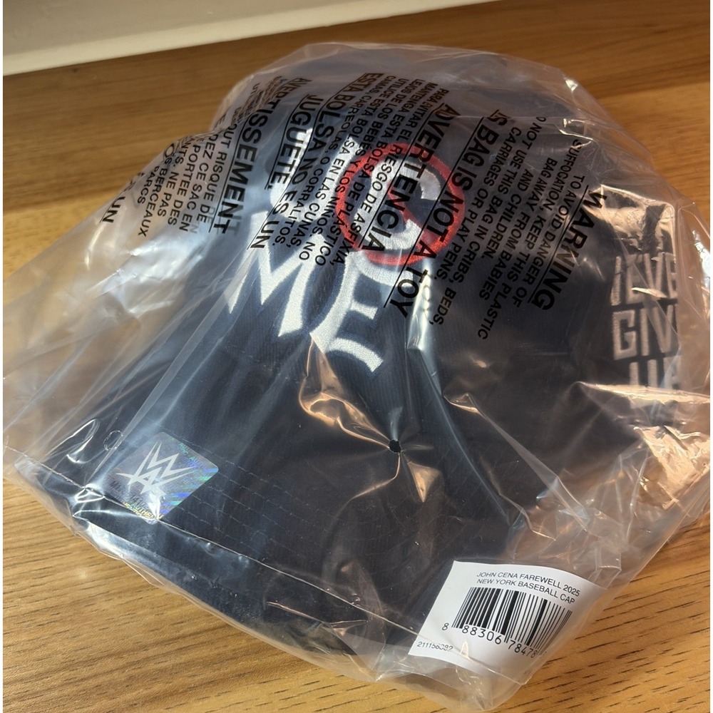 OFFICIAL WWE John Cena Farewell New York City Cap/Hat - Madison Square Garden